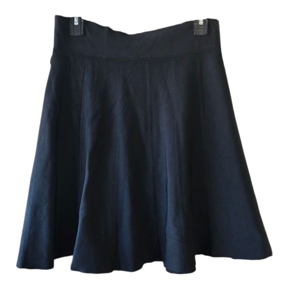 Wilfred Classic Black Knit A-Line Skater Skirt S